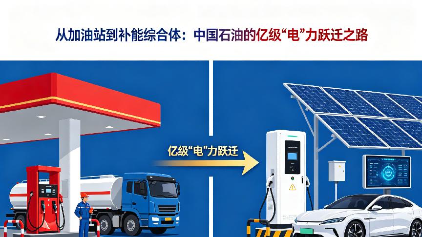 从加油站到补能综合体：中国石油的亿级“电”力跃迁之路