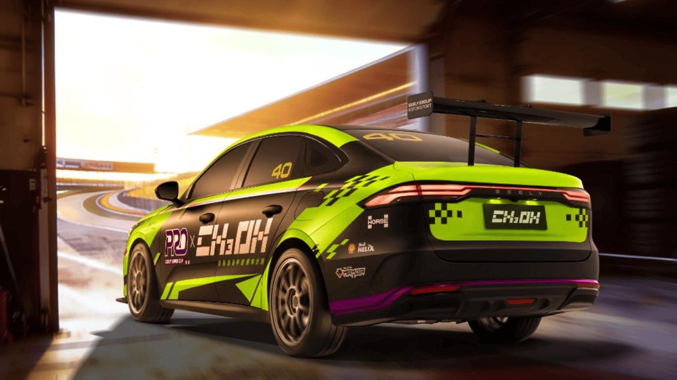 吉利首台甲醇赛车发布，从街道到赛道全场景突围