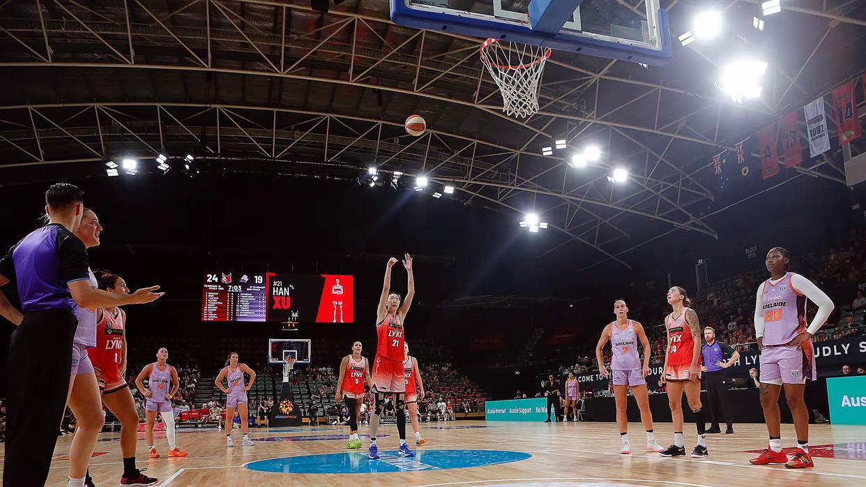 WNBL韩旭12分7板2助助力珀斯山猫80比65胜阿德莱德闪电