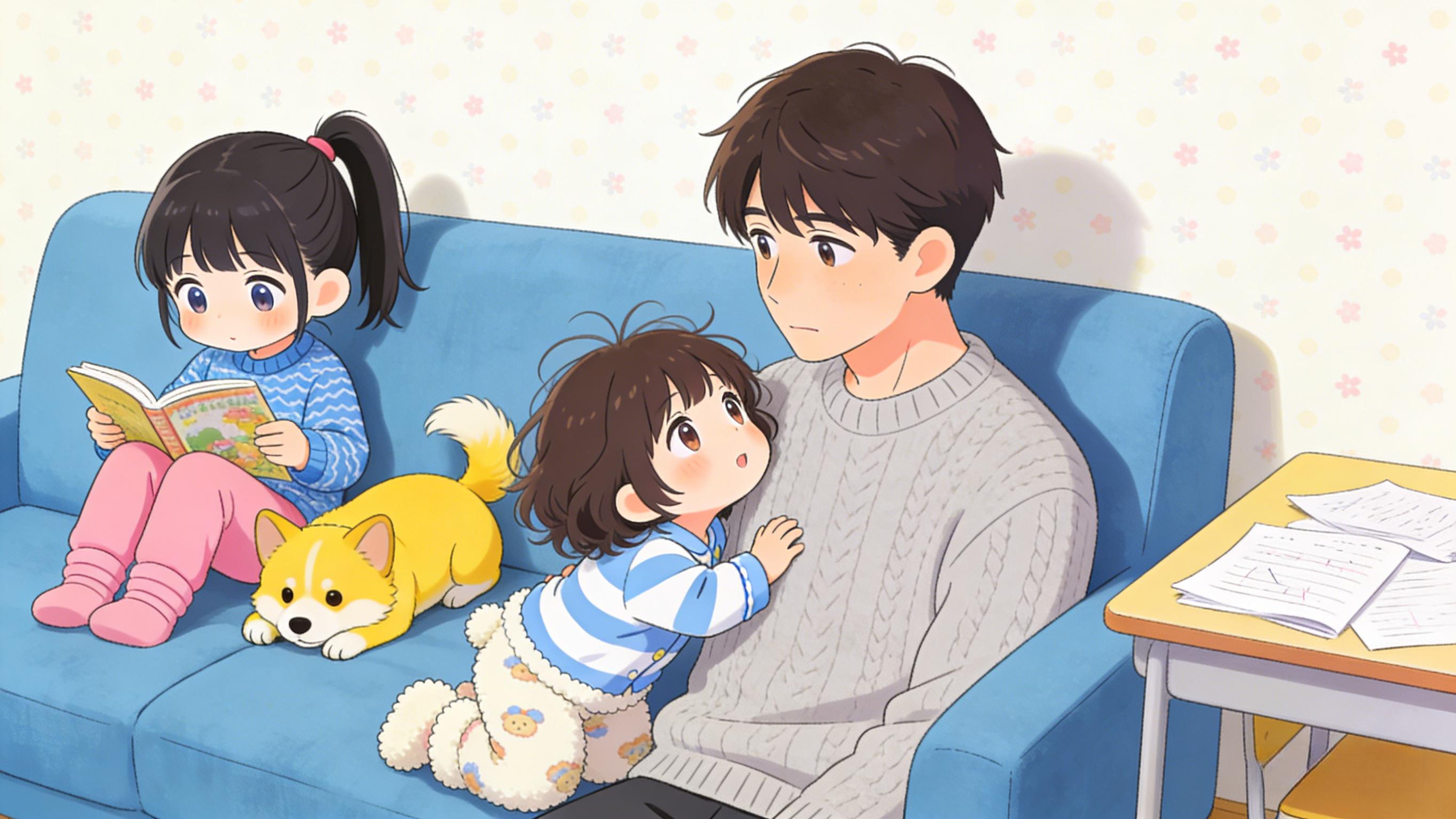 孩子爱不爱你其实不用问，她们只是需要知道你还在，很多爸爸后来才明白