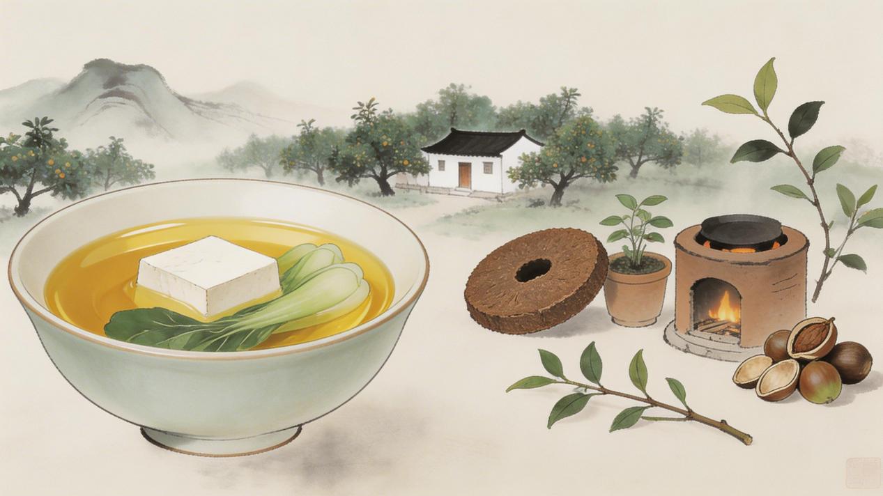 瓦子坪山茶油知识分享：一滴油里的东方哲学