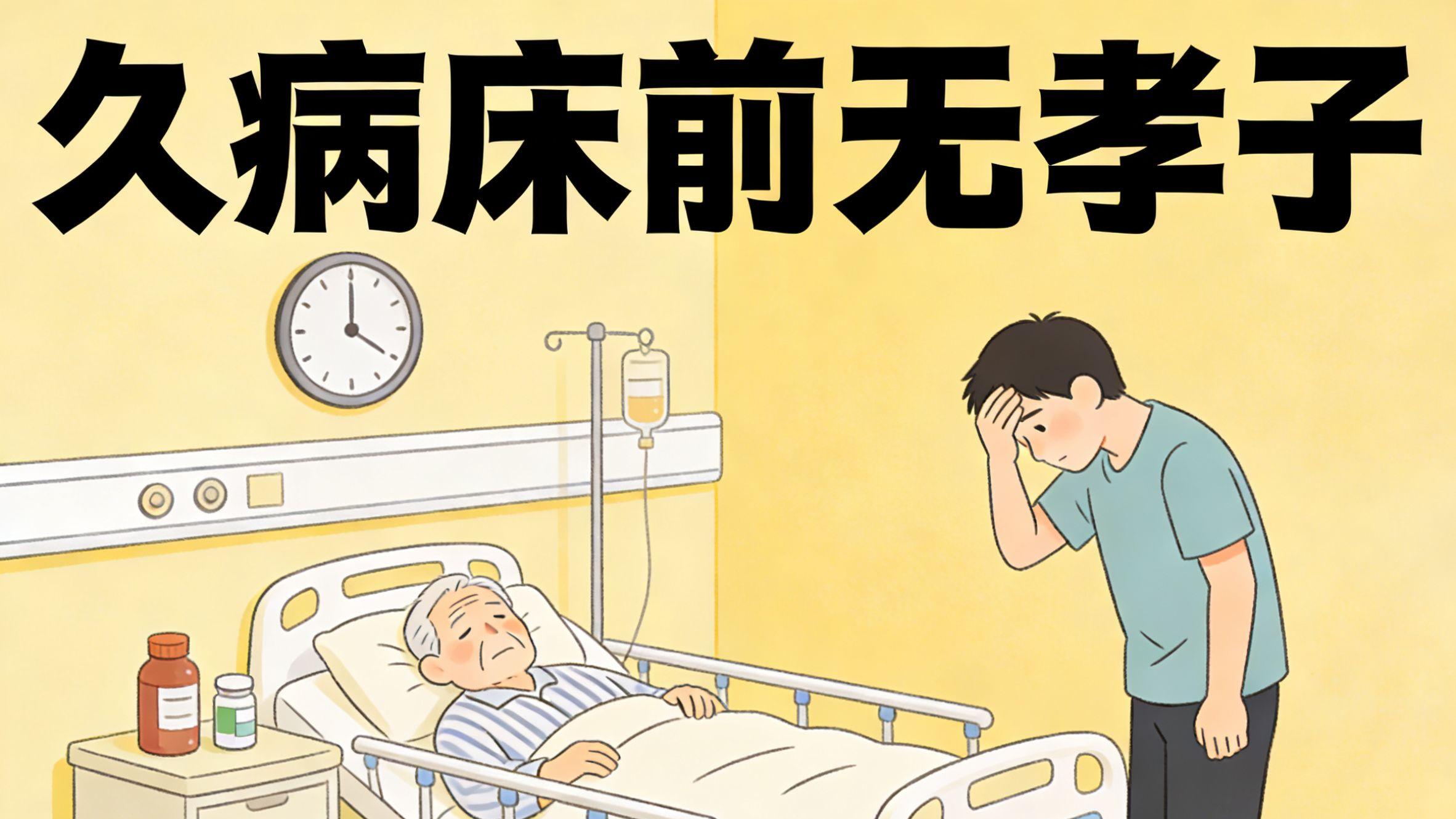 老话说：久病床前无孝子
