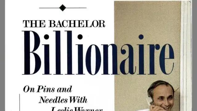 美国亿万富翁维多利亚的秘密创始人：天真地相信被爱泼斯坦骗了！