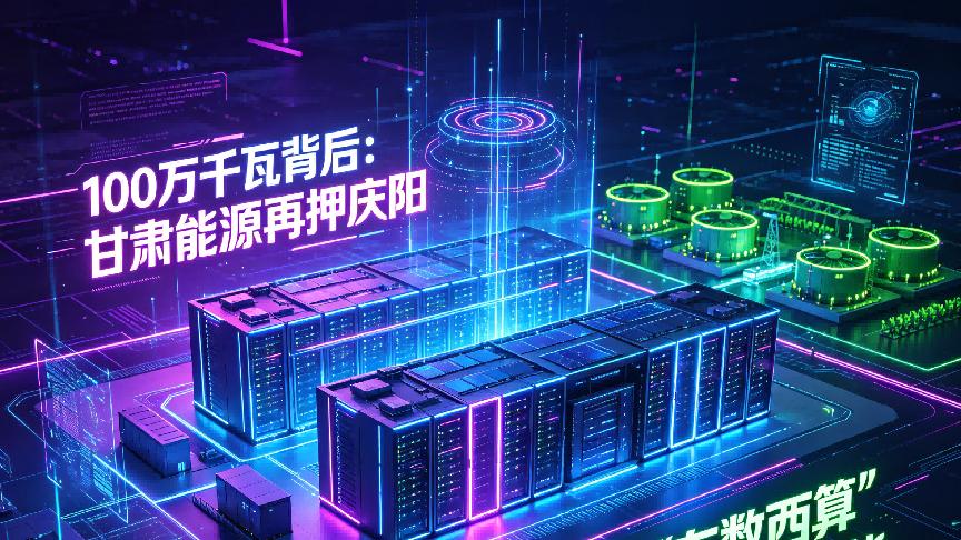 100万千瓦背后：甘肃能源再押庆阳，解码“东数西算”的绿色动能