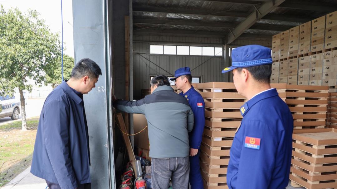 荆门市掇刀区多部门联合开展元宵节前消防安全检查