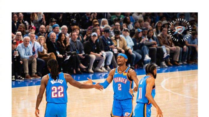 连续127场20+历史第一！SGA轰35+6+9，雷霆7连胜，布朗空砍34+6+7