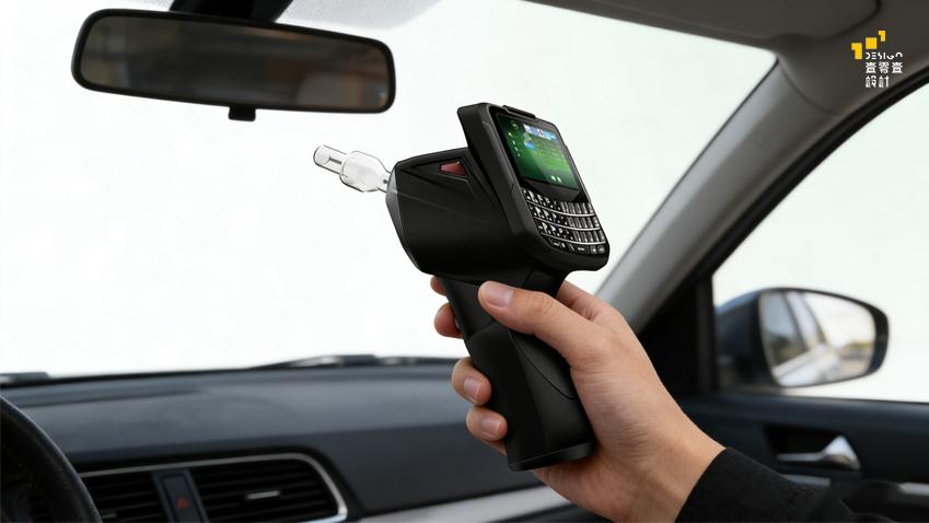 酒精测试仪工业设计全解析|壹零壹工业设计酒精测试仪设计方案