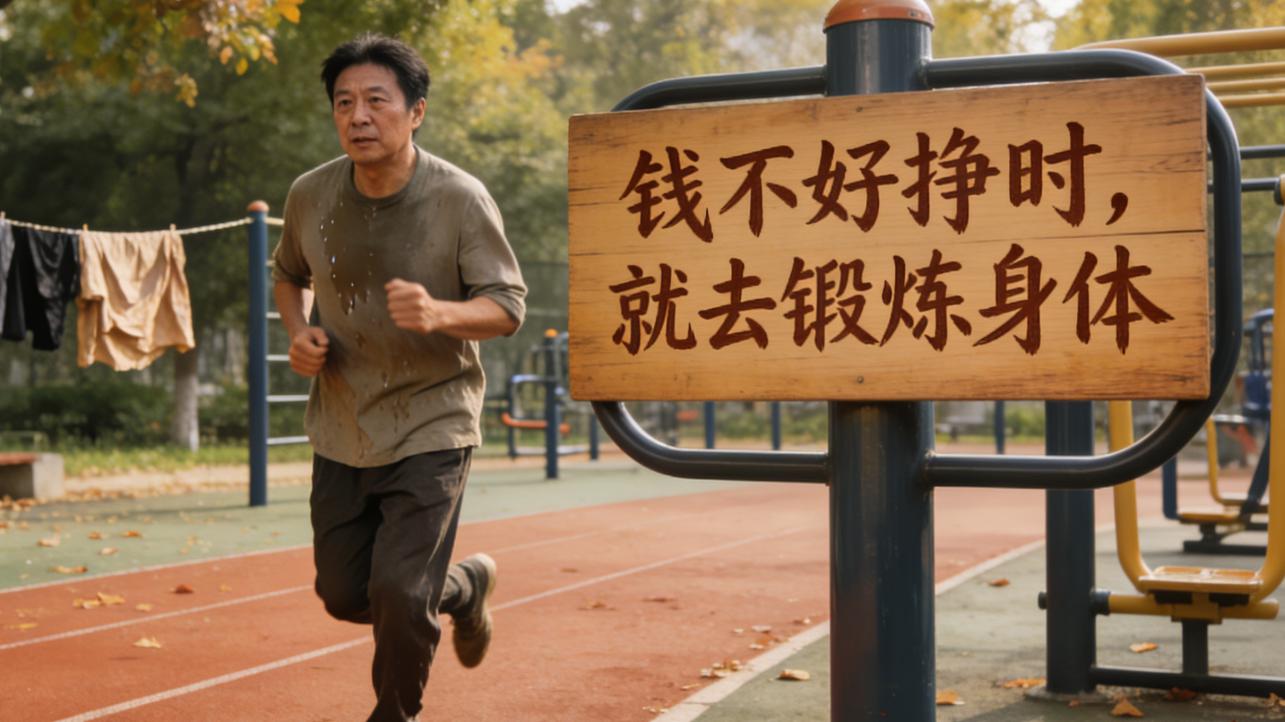 钱不好挣时，就去锻炼身体