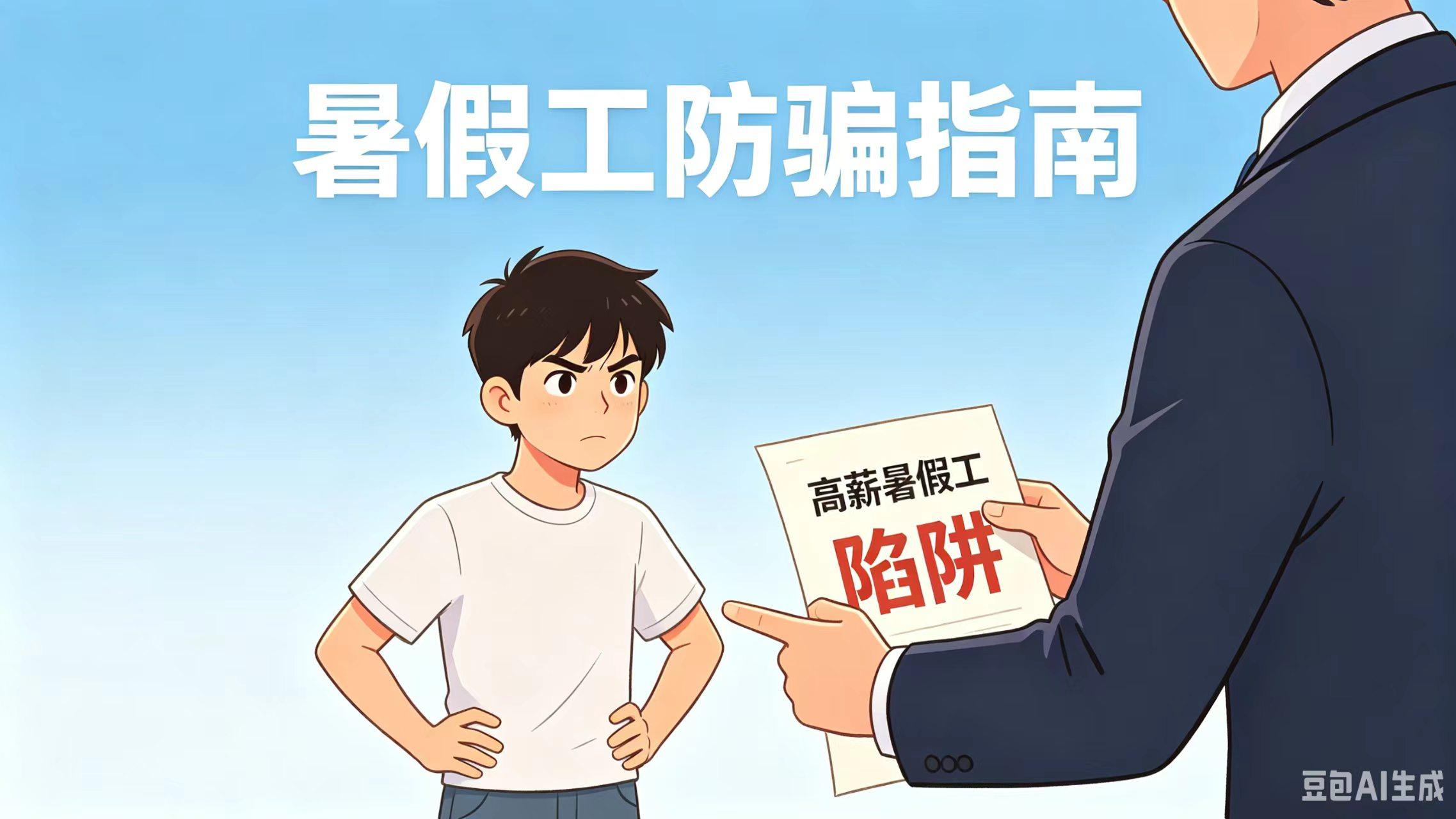 暑假工找工作，怎样避免骗子和黑中介？牢记以下三个原则