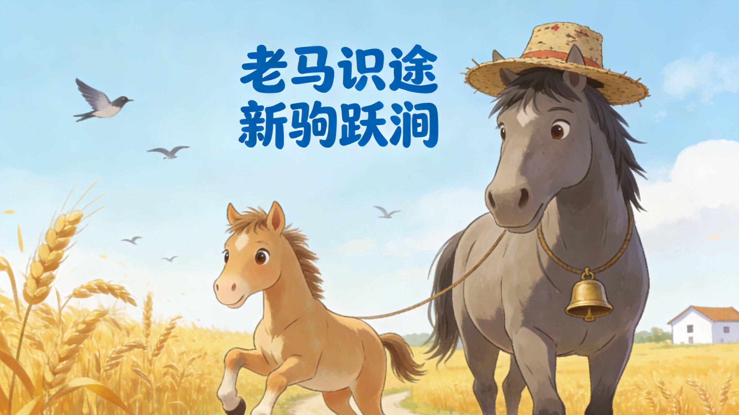 老话说得好：老马识途，新驹跃涧