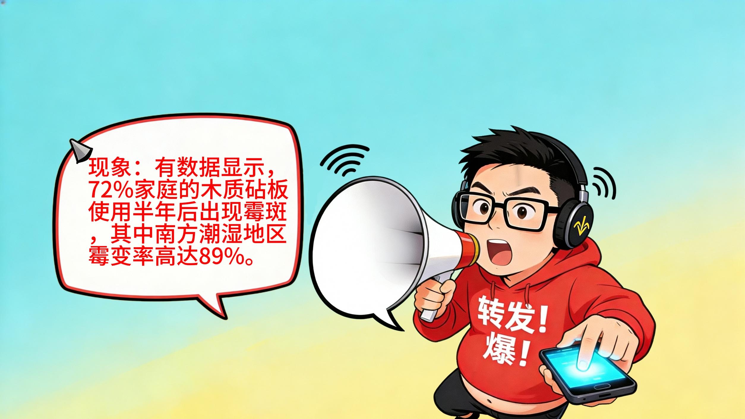 木质砧板防霉啥法最有效？盐擦（渗透压）vs白醋（酸性环境）效果对比