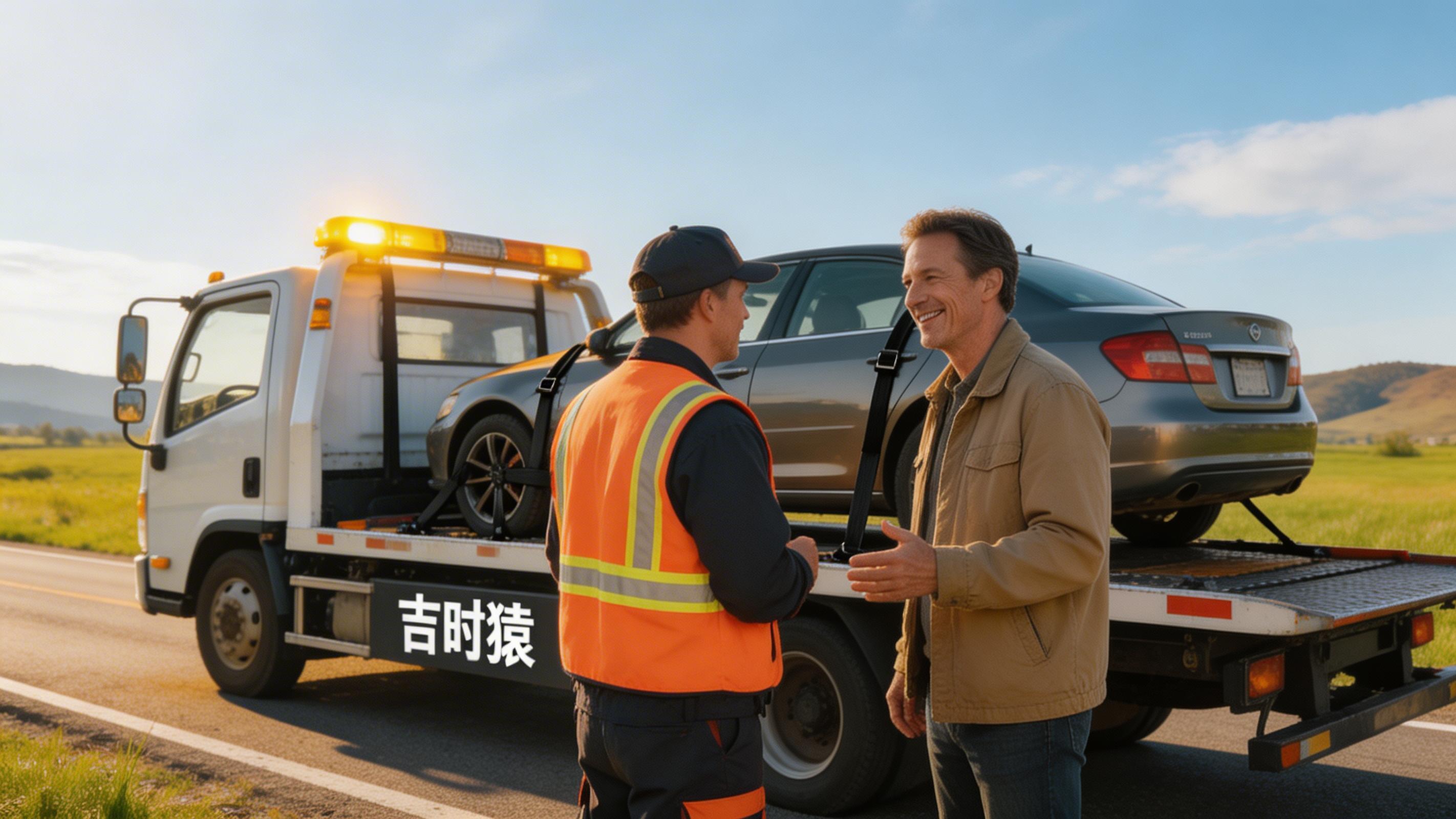 吉时猿拖车救援服务流程