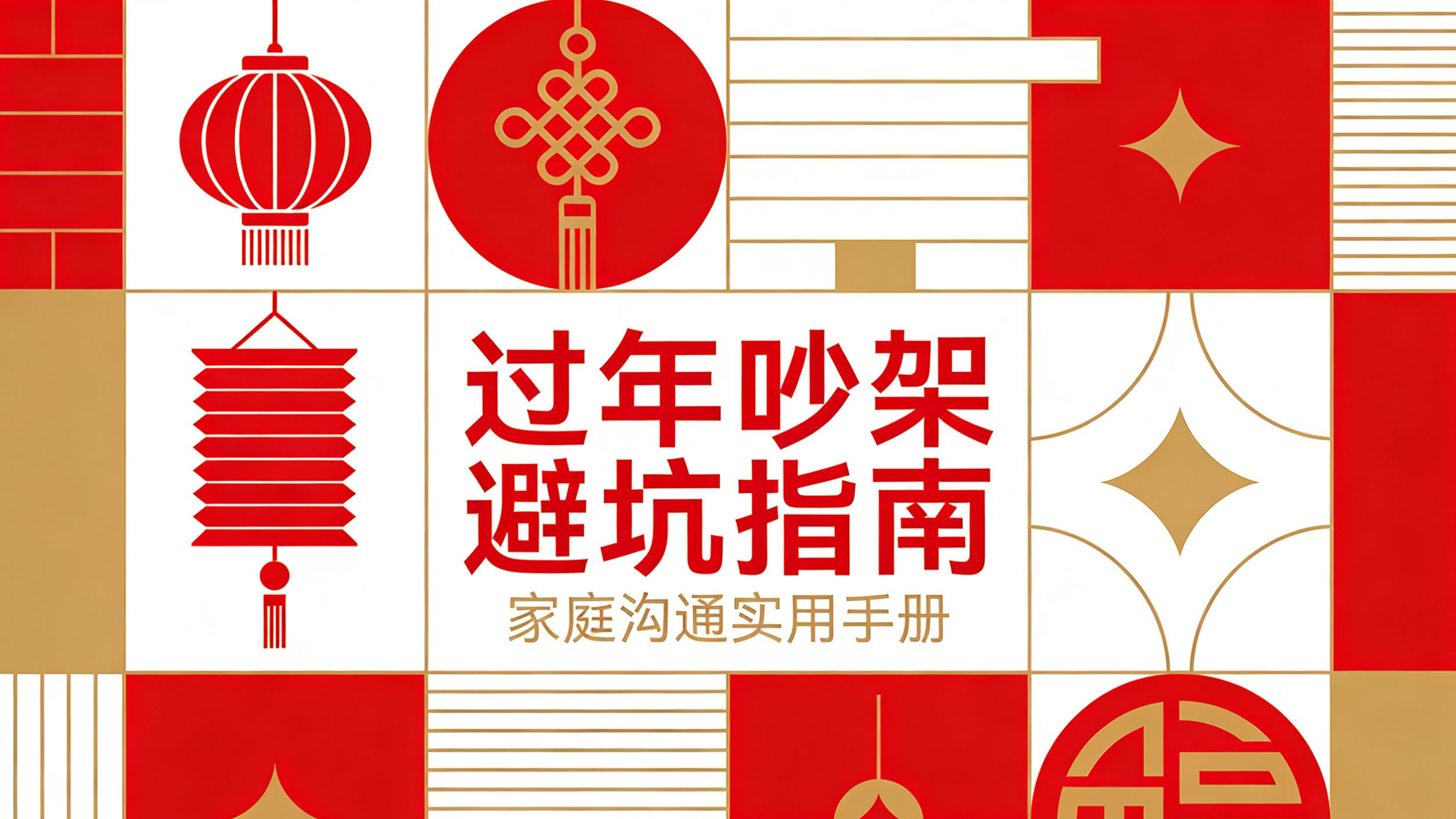 过年防吵架指南！拒绝年味创伤❌