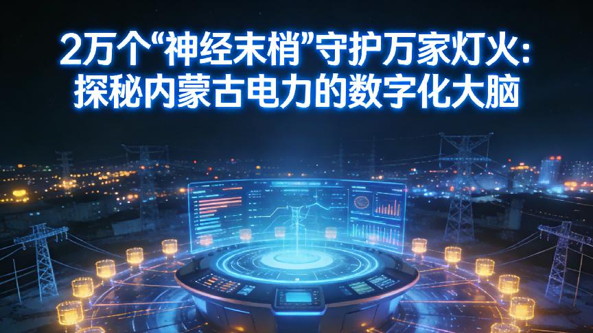 2万个“神经末梢”守护万家灯火：探秘内蒙古电力的数字化大脑