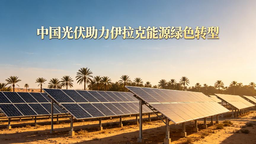 产油大国也喊缺电？中国光伏在伊拉克掀起"阳光革命"