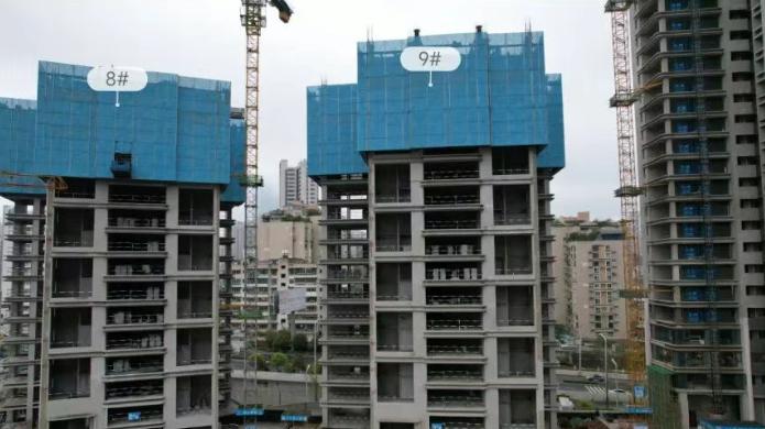 贵阳洋浦·頭号山发布三月工程进度 多栋楼宇主体结构封顶