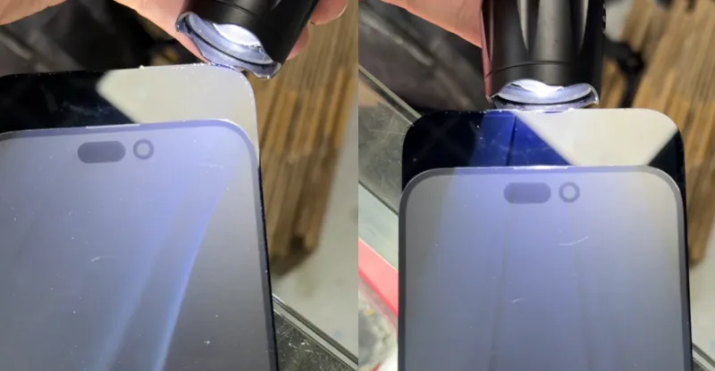 重要通知！华强北破解速度：白光灯、紫光灯判断是否FOG屏幕已经失效了