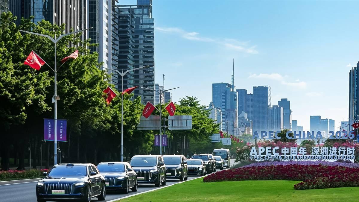 红旗护航2026年APEC，近700台指定用车正式交付