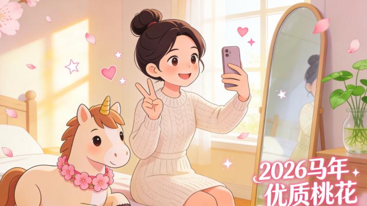 马年旺桃花的三个小习惯，普通女生也能招到优质桃花