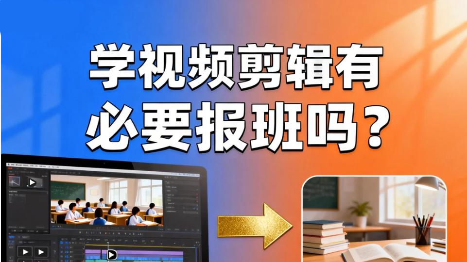 学视频剪辑有必要报班吗？