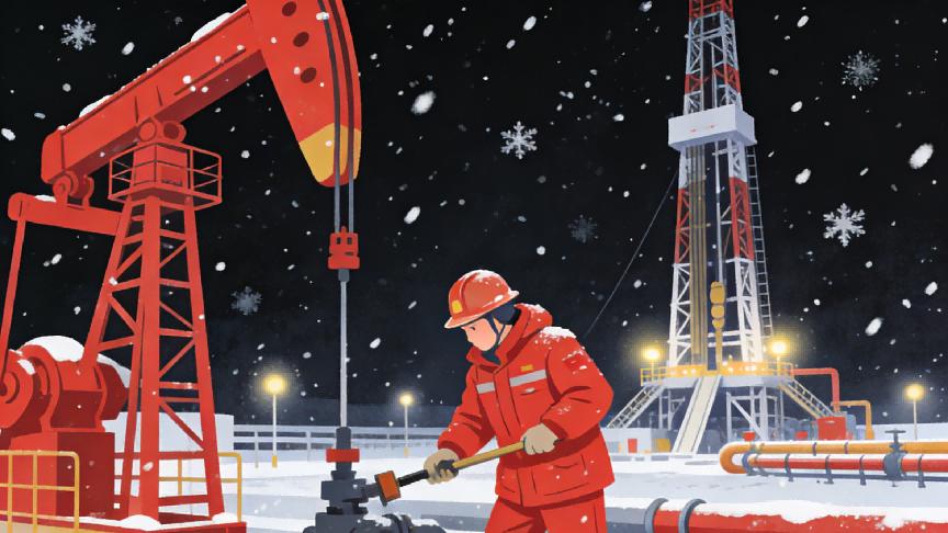 直击辽河油田205队雪夜坚守，保障国家能源大动脉