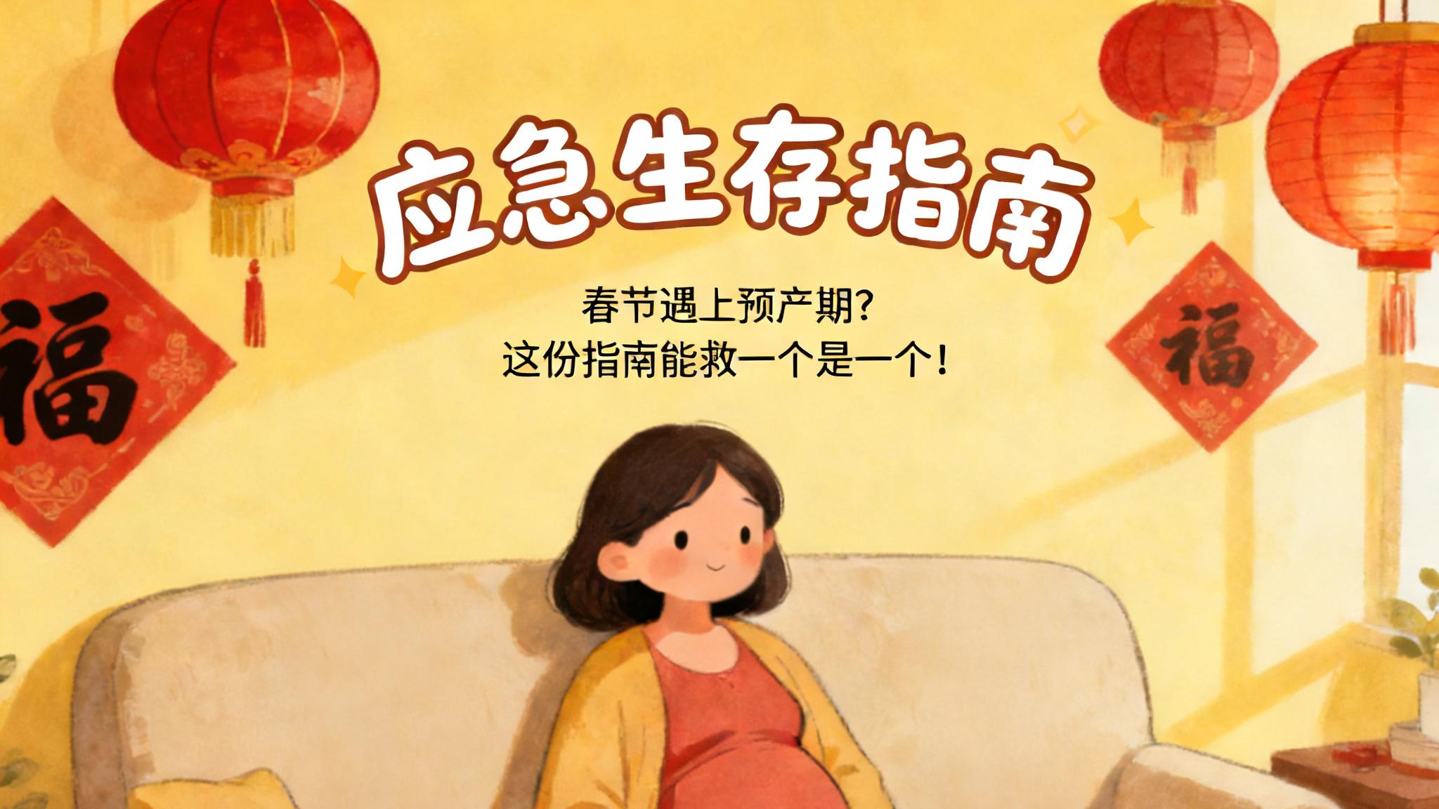 预产期撞上春节？这份“应急生存指南”能救一个是一个！