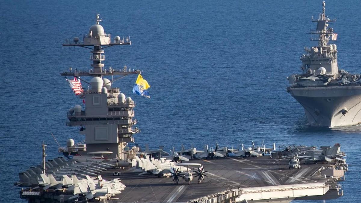 布什号航母就位，摊牌倒计时？