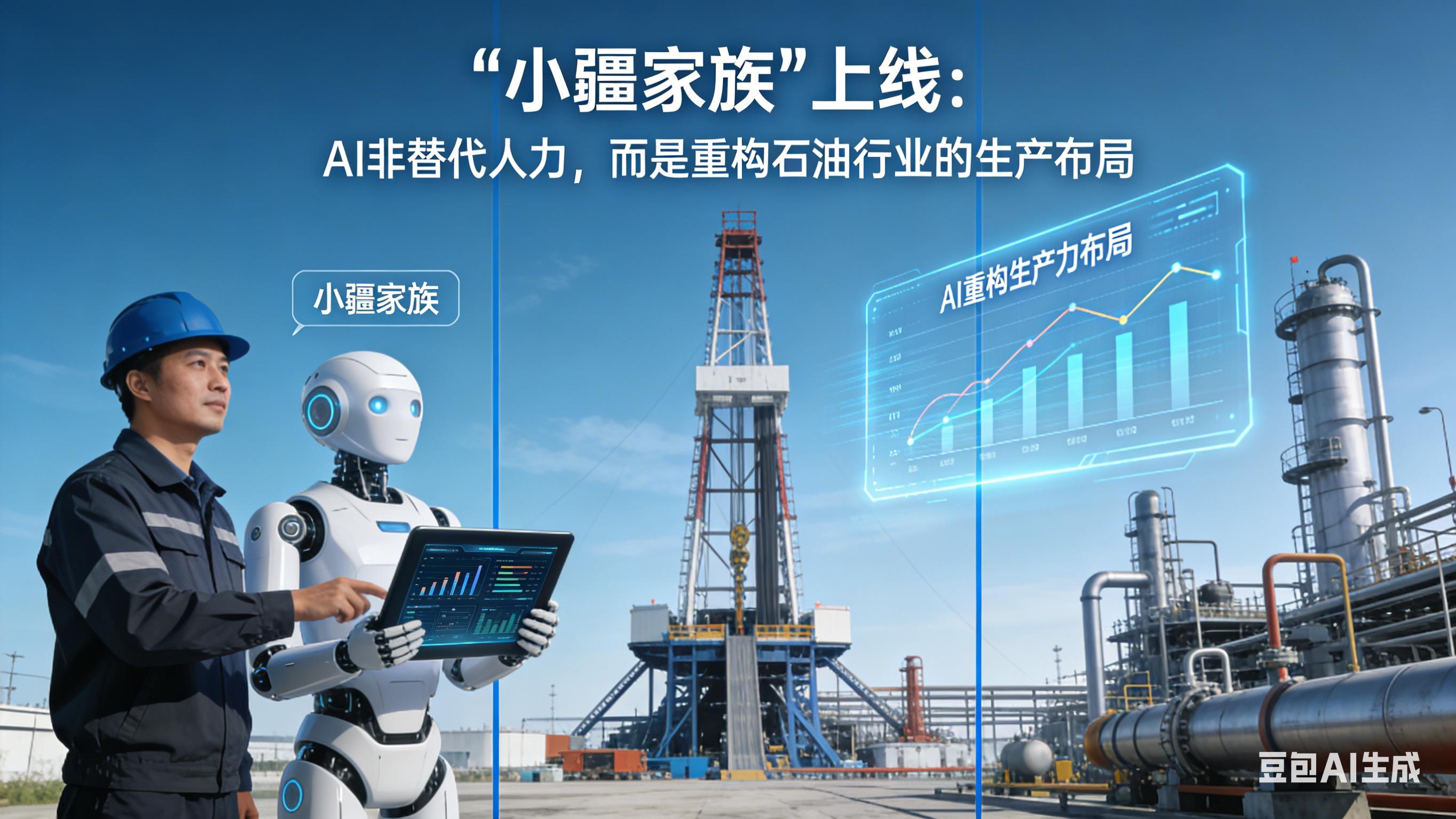 “小疆家族”上岗：AI非替代人力，而是重构油气行业的生产力布局