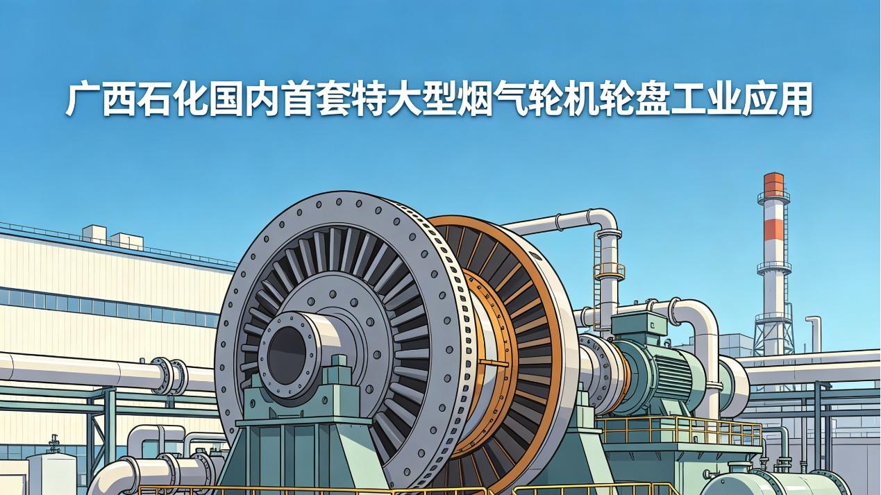 直径1380毫米！国内首套特大型烟气轮机轮盘成功运行打破国外垄断