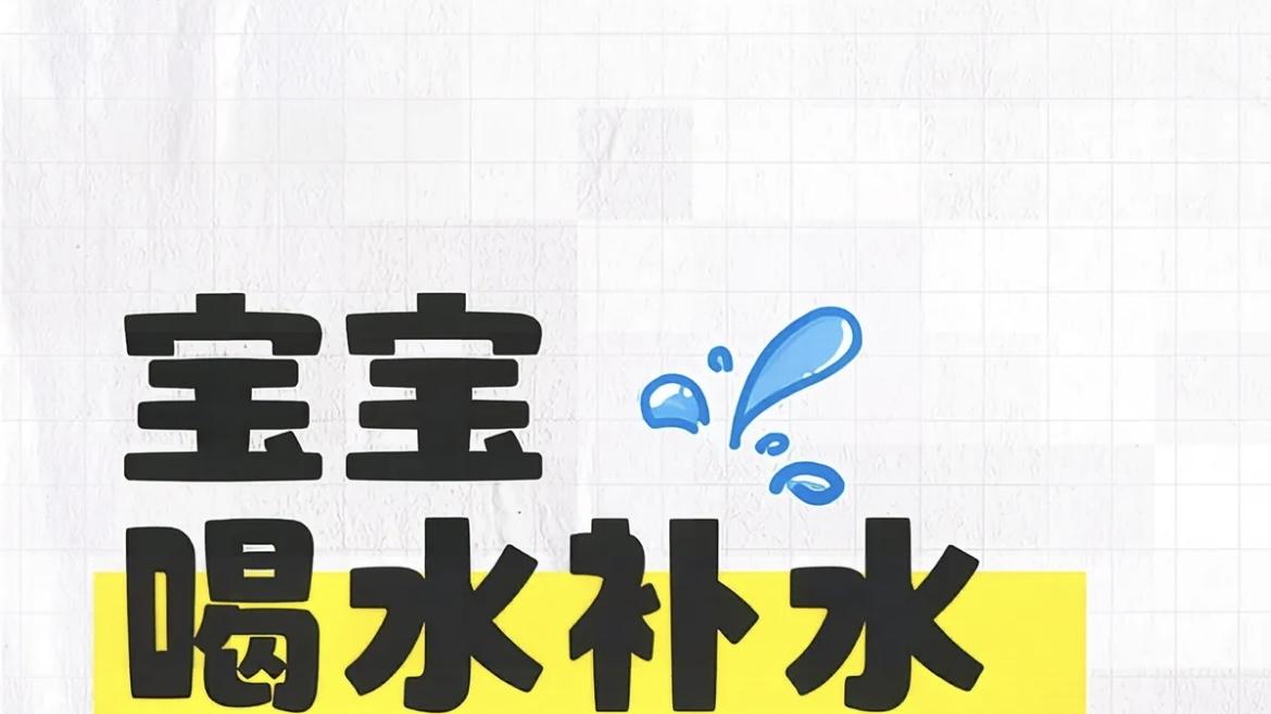 宝宝喝水学问大，读懂身体信号让补水更轻松