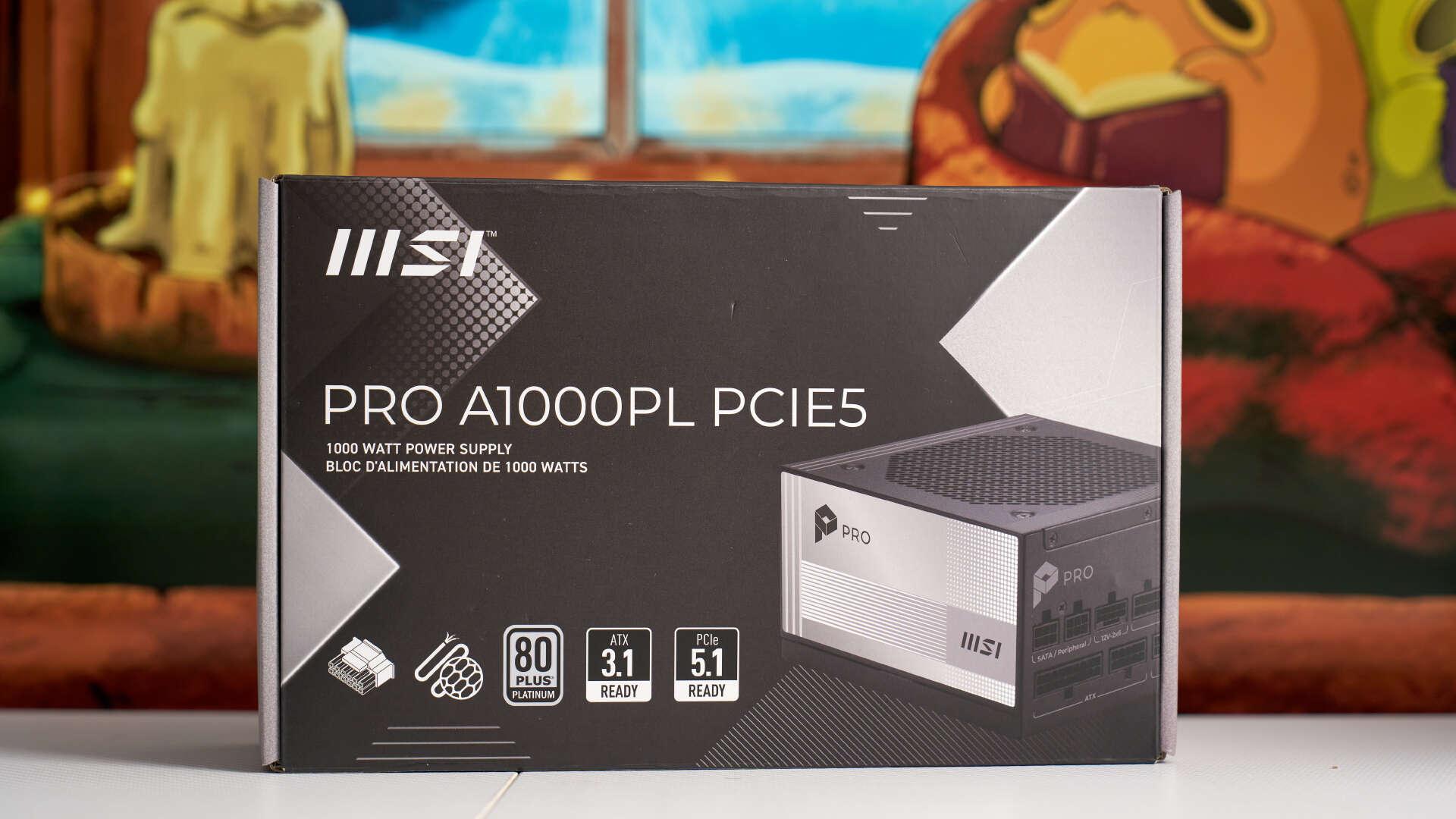 十年质保白金全模｜微星 PRO A1000PL PCIE5电源开箱