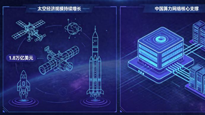 2035年太空经济破1.8万亿美元，中国算力网络成核心支撑