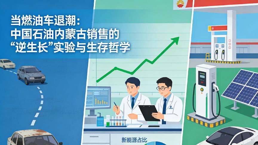 当燃油车退潮：中国石油内蒙古销售的“逆生长”实验与生存哲学