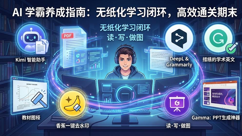 期末周救命指南：这 4 款 AI 神器，建议大学生“焊死”在手机里
