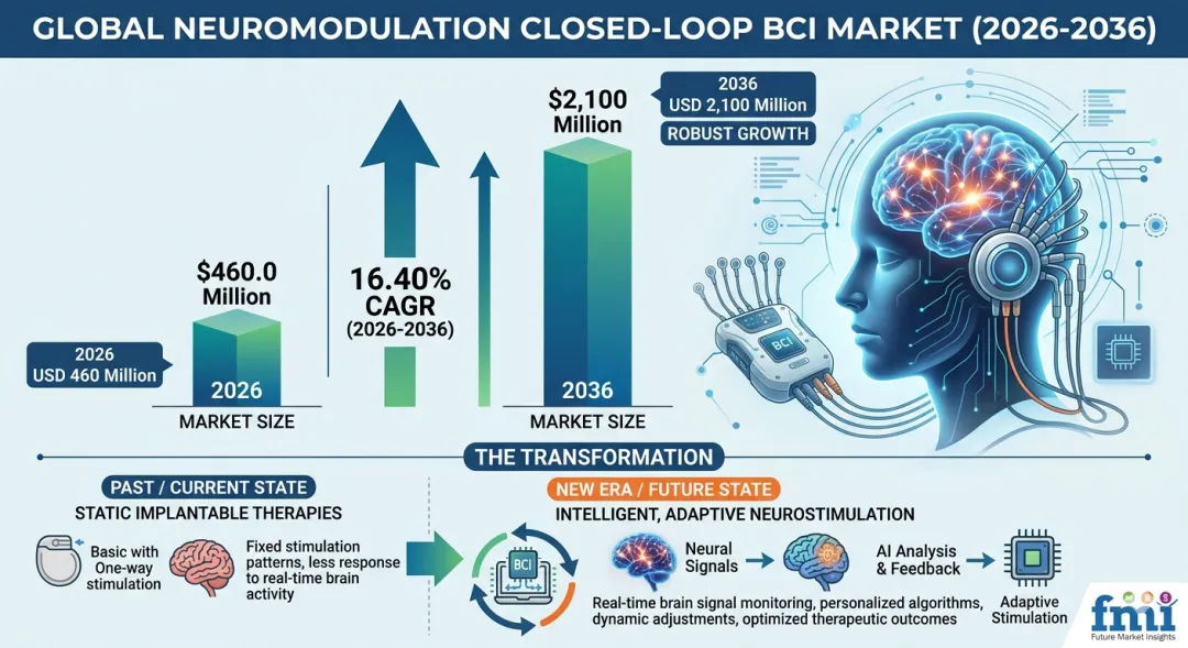 全球闭环神经调控脑机接口市场迎来爆发前夜