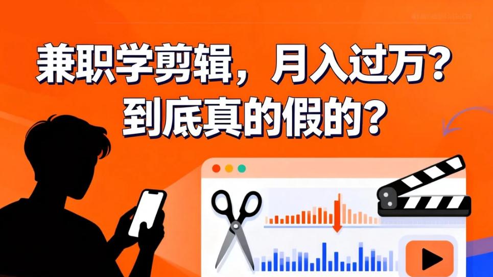 兼职学剪辑，月入过万？到底真的假的？