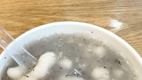 孝感米酒糊，糯米发酵的温热清甜