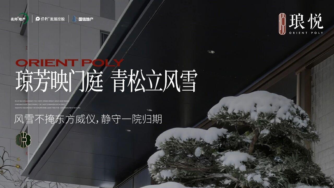 雪落时刻  琅悦便成了一幅画