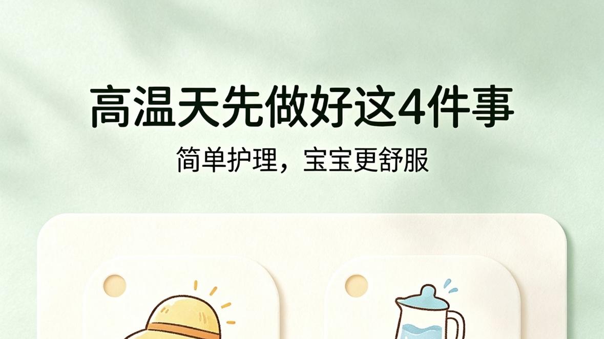 夏日带娃不焦虑，这份藏在细节里的清凉守护请收好