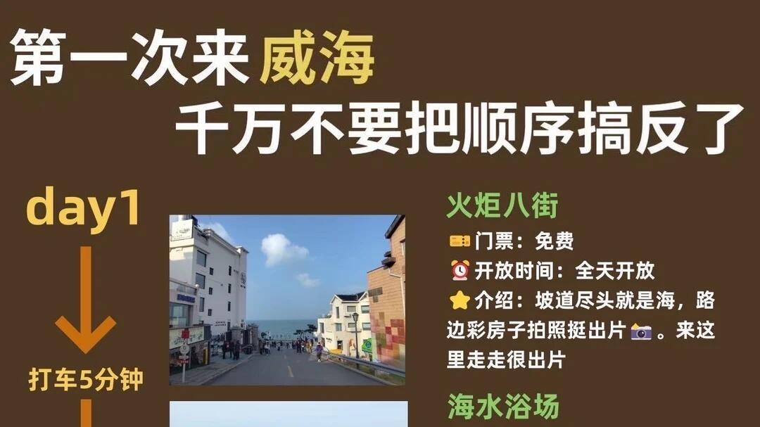 威海旅行，行程篇（精简不赶趟）