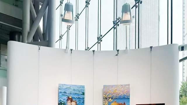 画笔治愈人心——艺术家山谷里“次元萌力觉醒”艺术展北京启幕