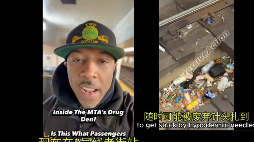 美国网红到深圳旅游，感叹一切都太魔幻了，地铁里居然没有流浪汉