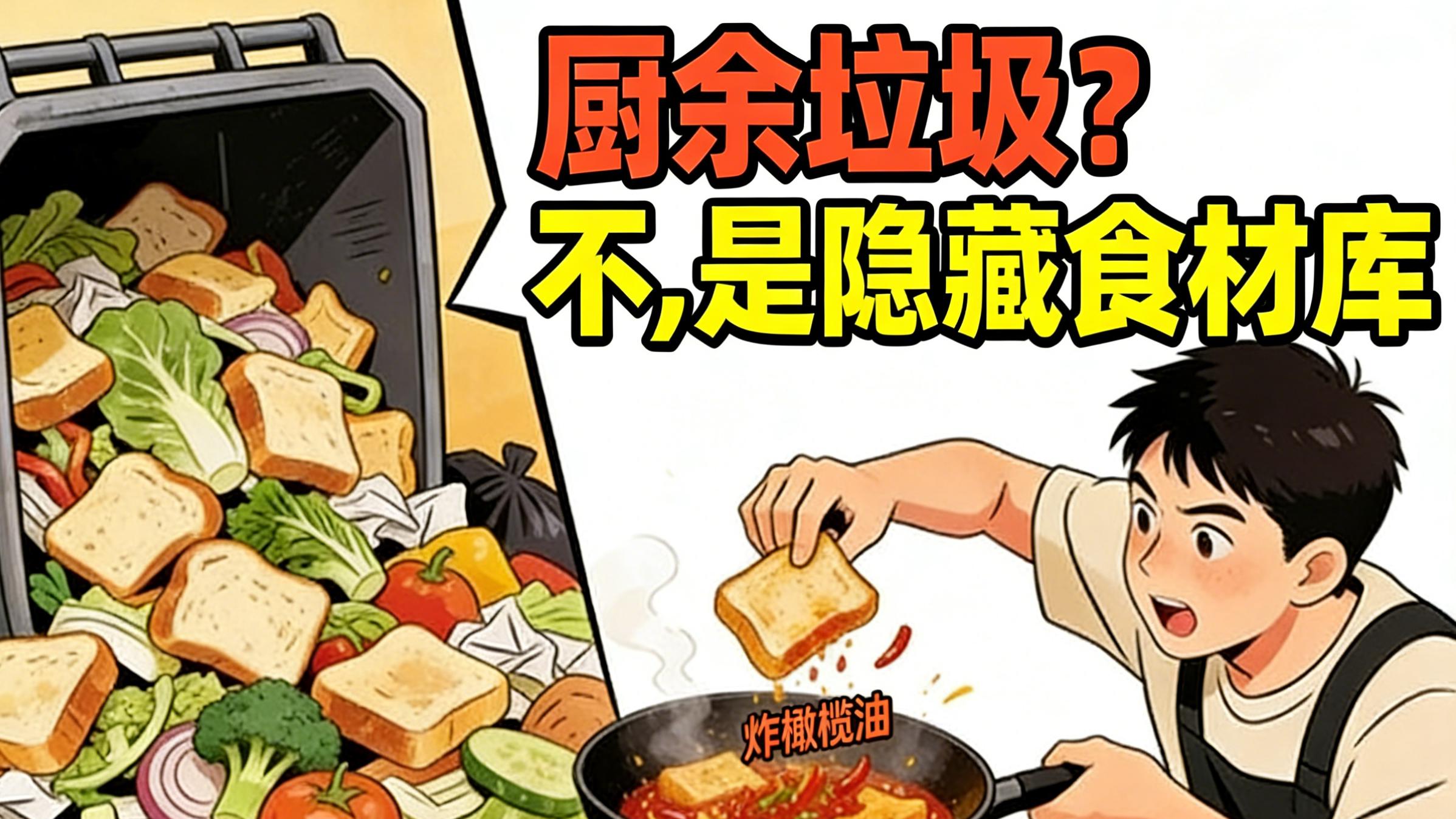 循环经济美食兴起？剩面包做辣椒油、边角料变预制菜，环保又好吃