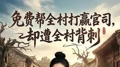 《免费帮全村打赢官司却遭全村背刺》爆款预定，神反转与燃炸全场