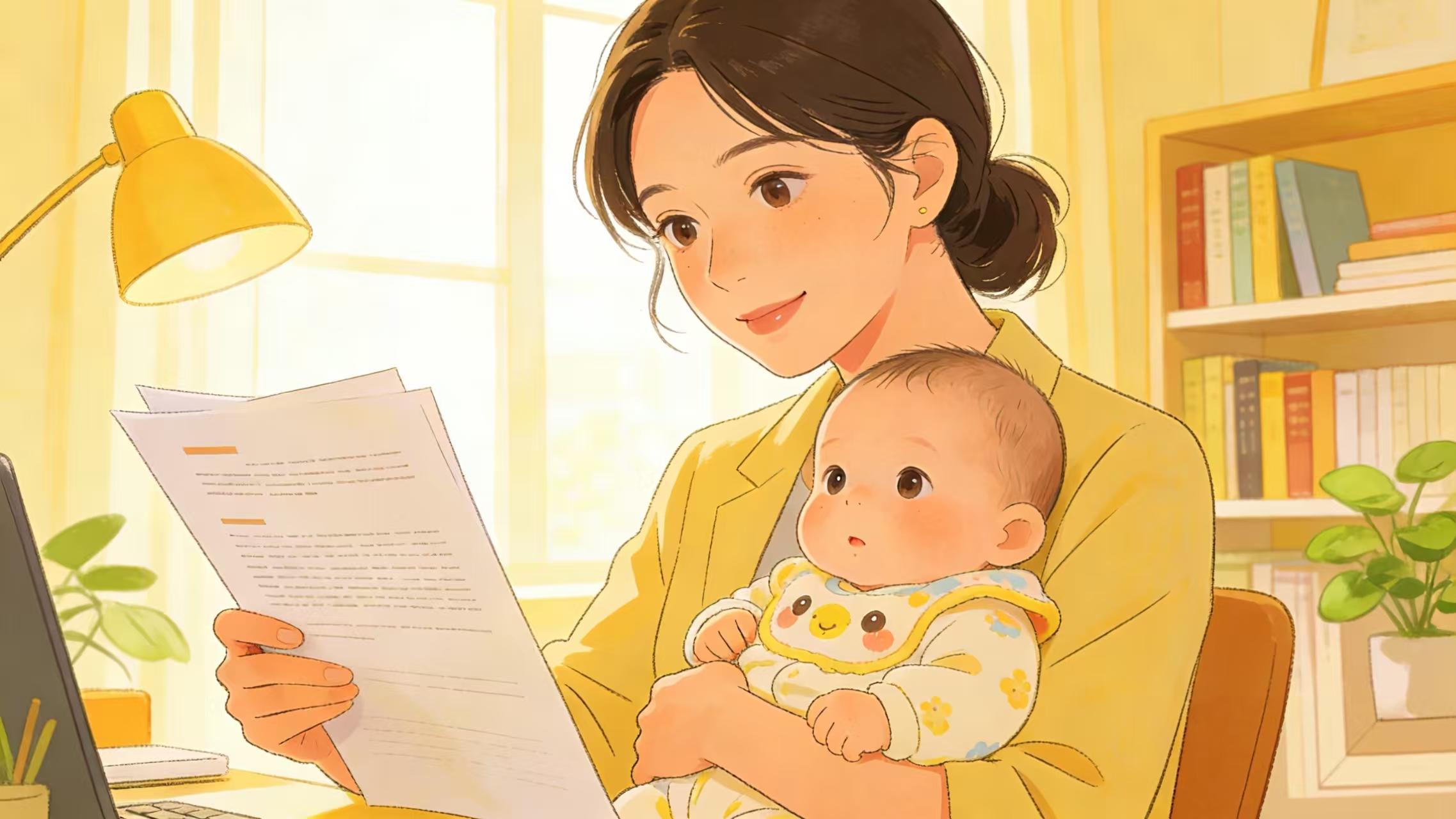 不用再选！弹性工作制来了，职场妈妈终于能兼顾带娃和工作了