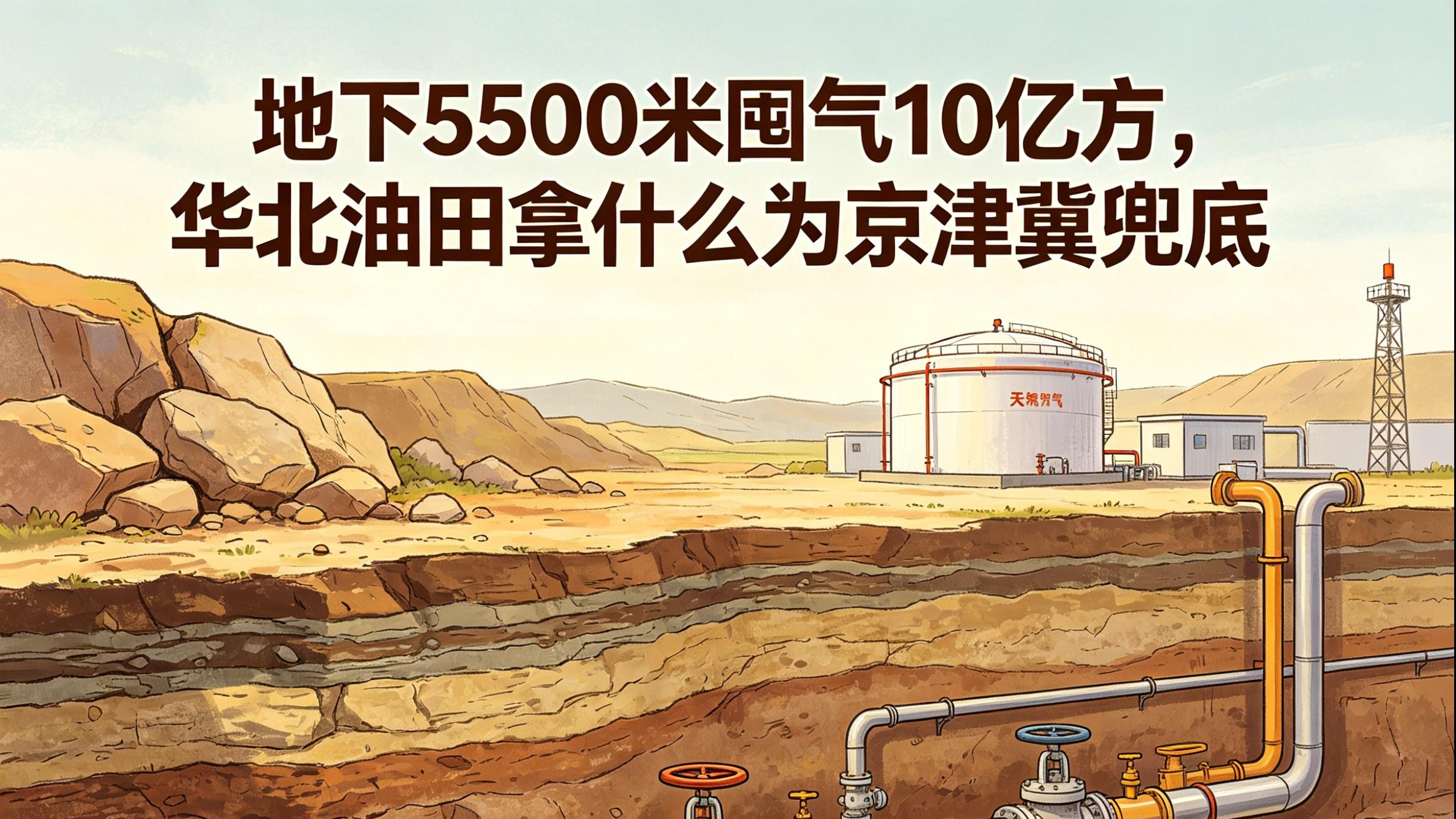 地下5500米囤气10亿方，华北油田拿什么为京津冀兜底