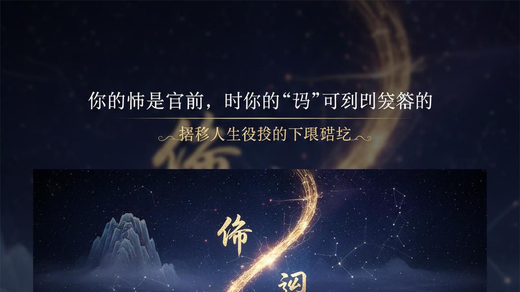 你的命是固定的但你运是可以改装