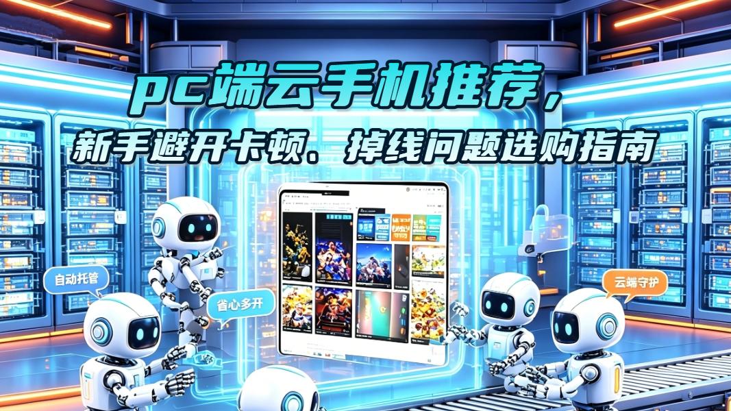 pc端云手机推荐，新手避开卡顿、掉线问题选购指南