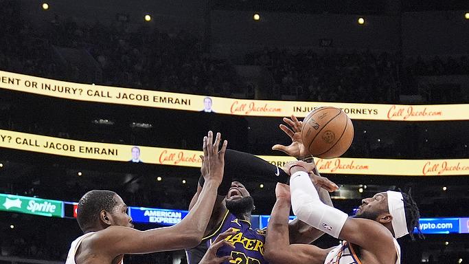 乔·约翰逊：詹姆斯的全能让杜兰特的单打显得笨拙！