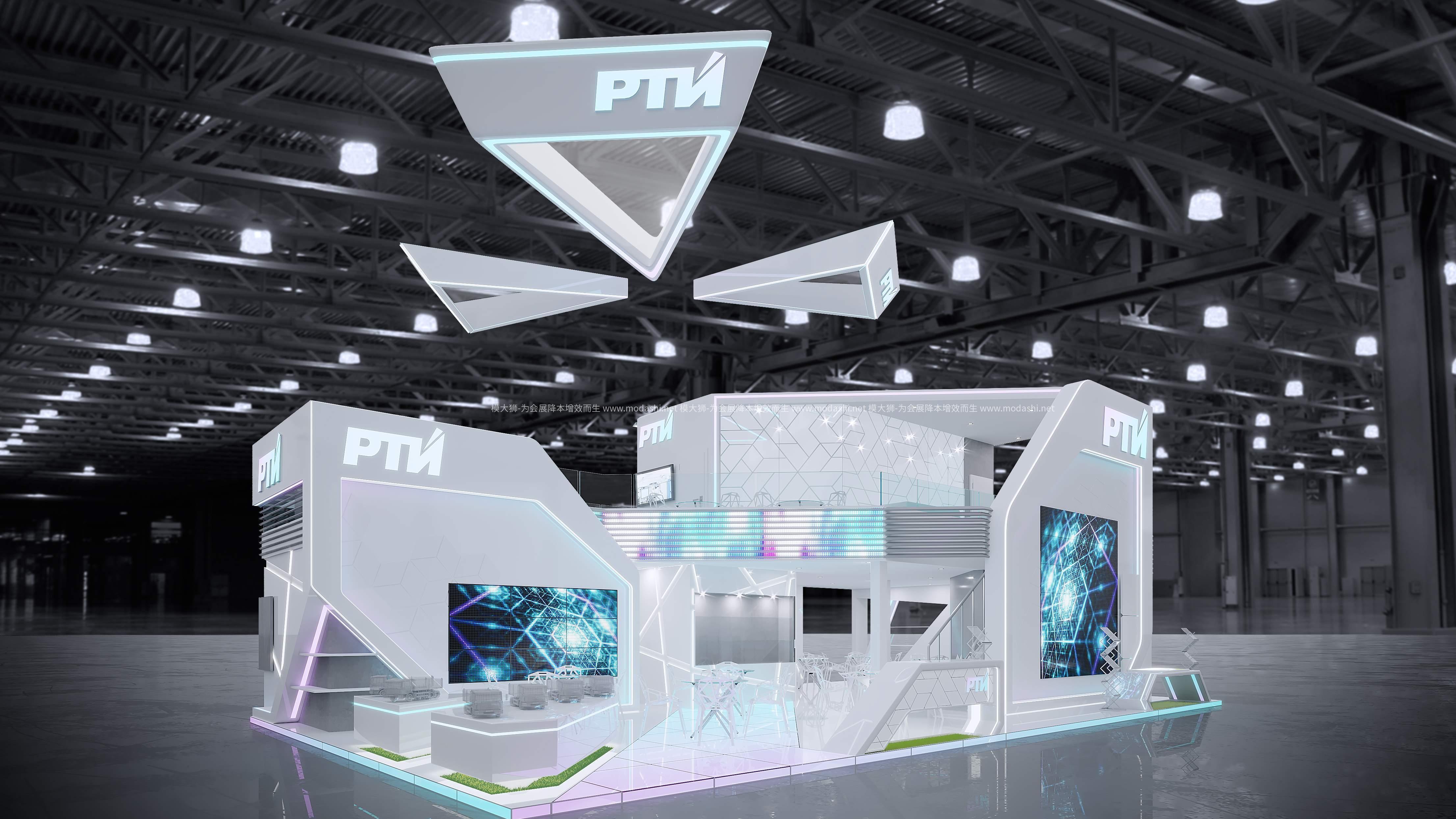 展台3d模型怎么镜像？展台3d模型镜像的步骤。---模大狮模型网